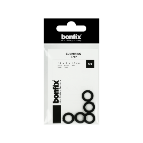 BONFIX Gummiring 3/8" (14 x 9 x 1.5 mm) 5 stuks