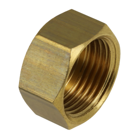 BONFIX draad messing dop 1/2" binnen 1 stuk