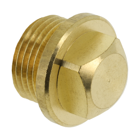 BONFIX draad messing plug 3/8" buiten 1 stuk
