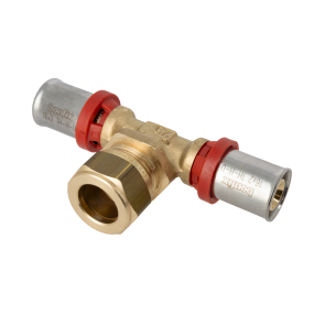 Bonfix Alu-pers T-stuk 16 x 15 knel x 16 mm 1 stuk