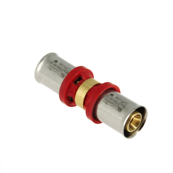 BONFIX Alu-pers rechte koppeling 16 1st.