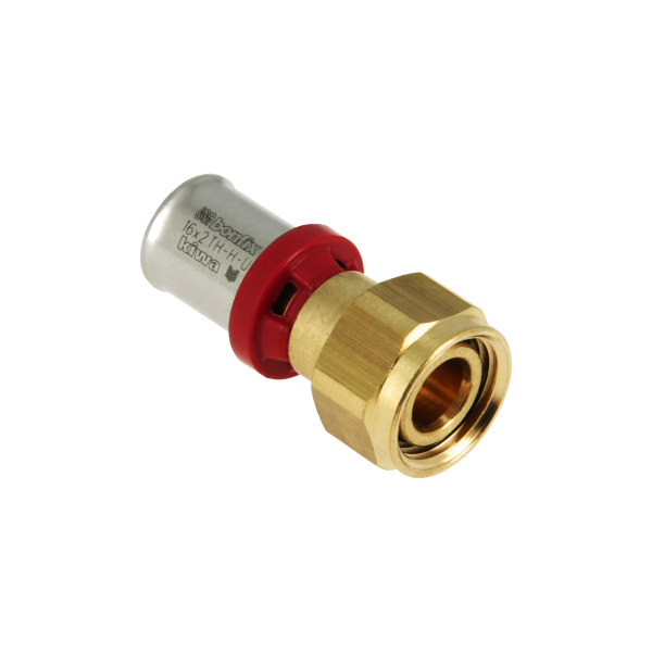 BONFIX Alu-pers 2delige koppeling 1/2" euroconus x 16 1st.