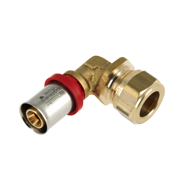 BONFIX Alu-pers knie verloopkoppeling 16 x 15 1st.