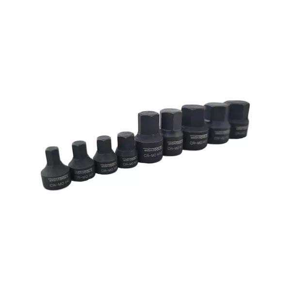 Weber stubby Inbus krachtdoppenset 9-delig